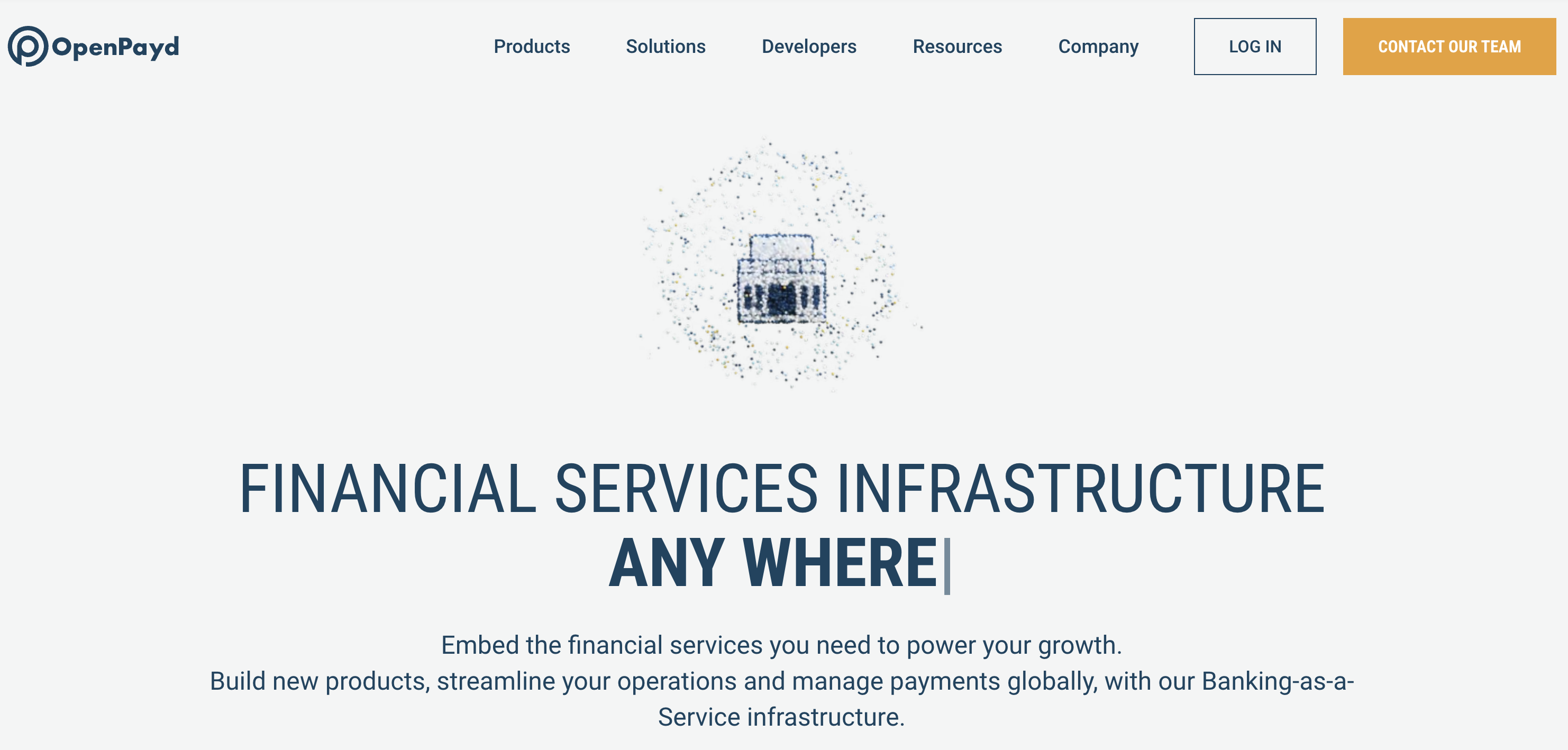 Banking-as-a-Service infrastructure