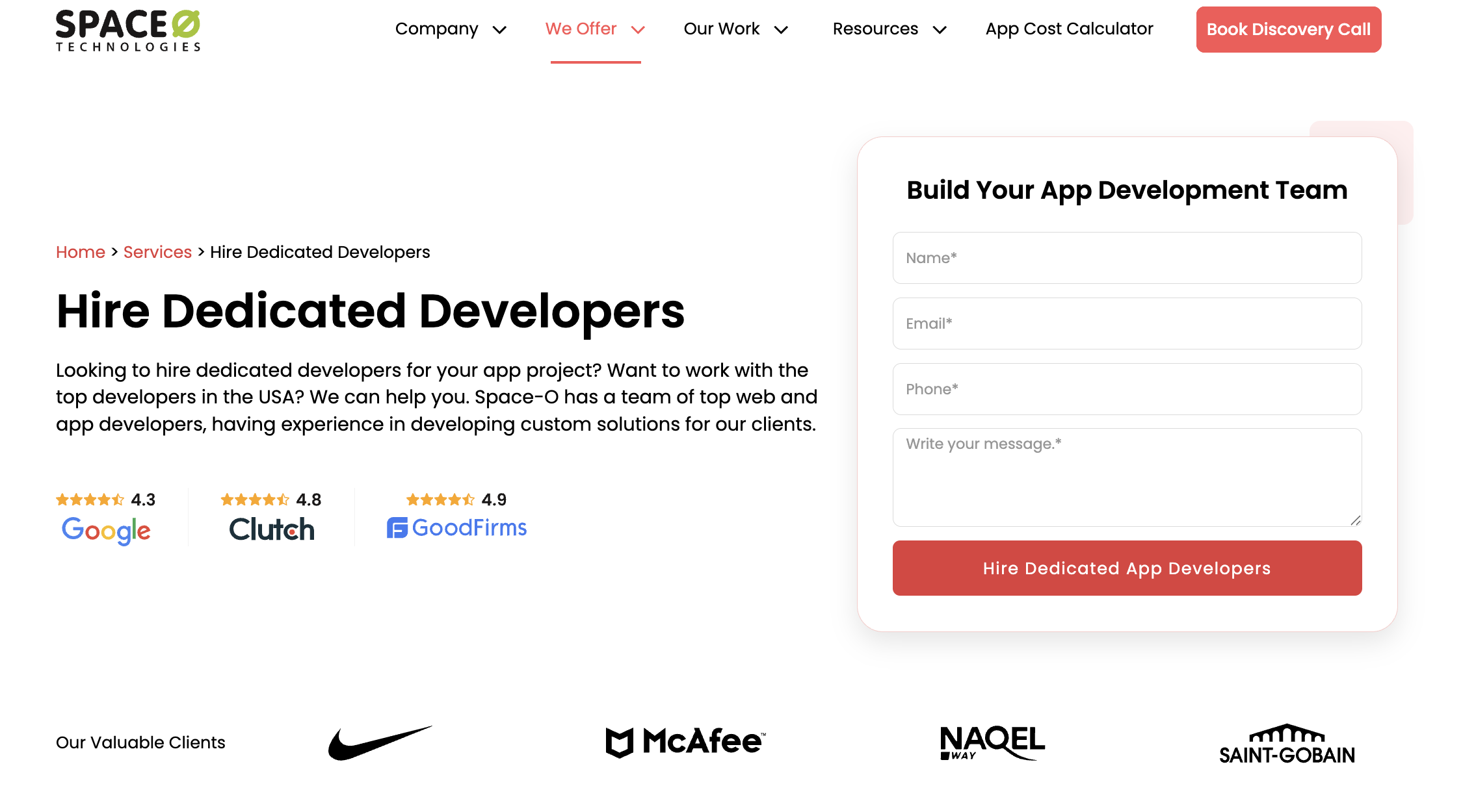Hire Dedicated Developers