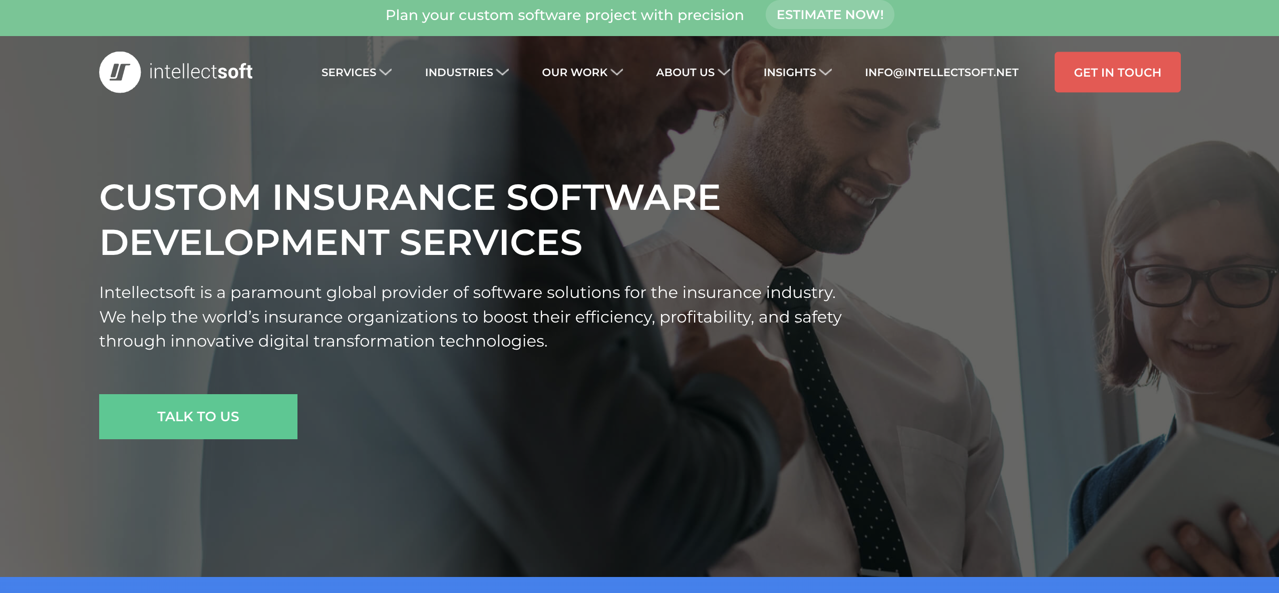 custom insurance software development services